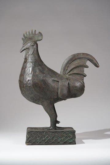 Een bronzen beeld. - kpa - Benin - Nigeria