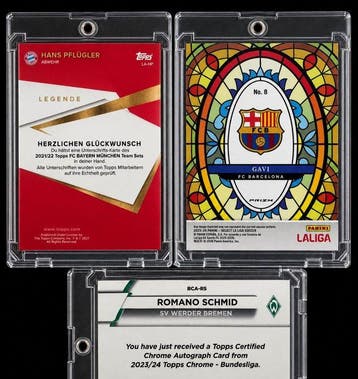 2021/22, 2023/24 Topps Gesigneerde kaart, Insert card,