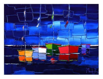 Caroline Mandrafina - Pfleger  La barque rouge au port