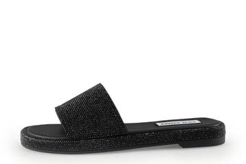 Steve Madden Muiltjes in maat 38 Zwart, Verzenden, Zwart, Steve Madden, Zo goed als nieuw