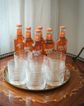IVV Firenze - Drinkset (12) - Aperol Spritz-feest - Glas -