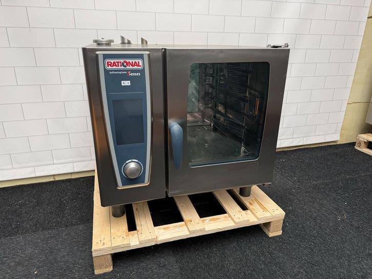 Rational Combi steamer SCC 61 gas 5 Senses, Zakelijke goederen, Horeca | Keukenapparatuur, Gebruikt, Ovens, Microgolfovens en Steamers