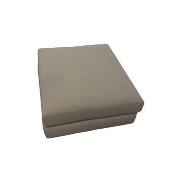 Mycs Tyme Poef Textiel Bruin - Showroommodel - Outlet, Verzenden, Zo goed als nieuw