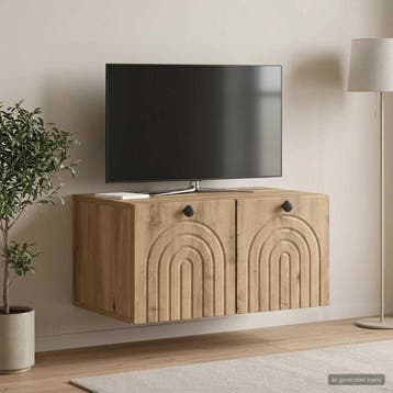 vidaXL Wandmontage TV-kast 59,5 x 41 x 30 cm Artisanaal, Verzenden