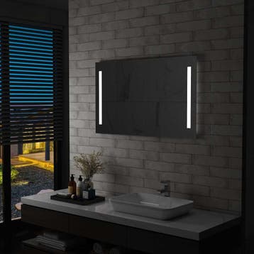 vidaXL Badkamerspiegel LED 100x60 cm, Verzenden