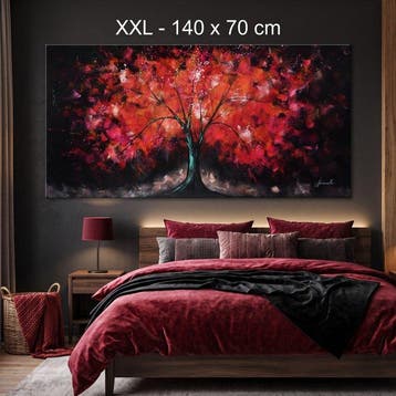 Monika Spiewak - Tree - Oil Painting Stretched On The Frame