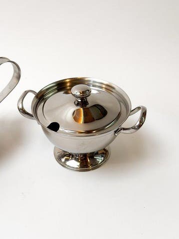 Alessi - Saucière - Métal - Avec couvercle