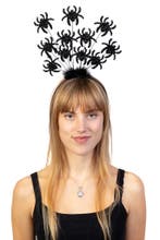 Haarband Spinnen Zwart Dons Spinnen Web Diadeem Halloween Gr, Ophalen of Verzenden, Nieuw