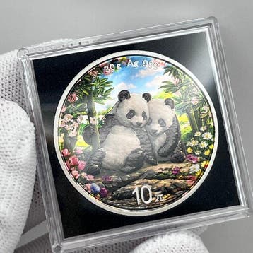 China. 10 Yuan 2026, Panda: 4 Seasons, Spring, 30 gr. BU