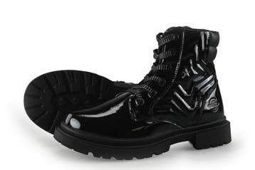 S.oliver Veterboots Meisjes in maat 34 Zwart, Verzenden, Jongen of Meisje, Schoenen, Zo goed als nieuw