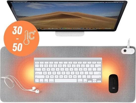 2dekans | WURK Professionele Verwarmde Bureau Onderlegger -, Maison & Meubles, Bureaux, Enlèvement ou Envoi