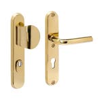 SKG3 veiligheidsbeslag Luzern PVD messingkleur PC 72mm me..., Ophalen of Verzenden, Klink of Kruk