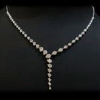 Halsketting - 14 karaat Witgoud - 1.94ct. tw. Diamant, Nieuw