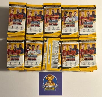 Topps Booster pack - 100 bustine pack Match Attax 2024 25
