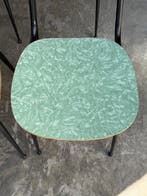 Stoel - Hout, Metaal - Set van vier vintage stoelen