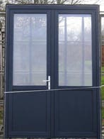 pvc dubbel deur , buitendeur , achterdeur 175 x 243, Doe-het-zelf en Bouw, Nieuw, Ophalen of Verzenden, Buitendeur, Glas