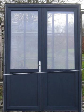 pvc dubbel deur , buitendeur , achterdeur 175 x 243, Doe-het-zelf en Bouw, Deuren en Vliegenramen, Nieuw, Ophalen of Verzenden