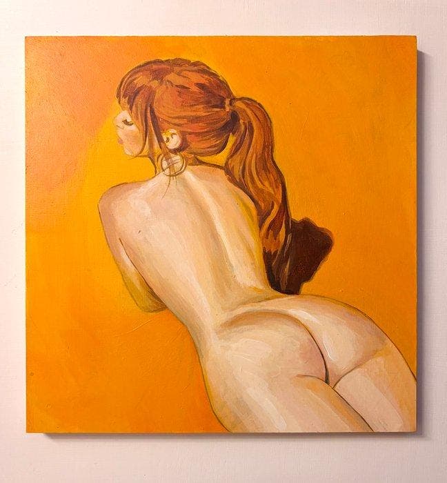 Antonio Valenzuela - Baño de sol, Antiquités & Art, Art | Peinture | Moderne