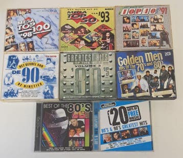Verzameling van 8 Diverse 80's & 90's CD's, Cd's en Dvd's, Cd's | Pop, Verzenden, Nieuw in verpakking
