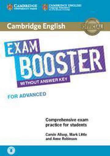 Cambridge English Exam Booster - Advanced Witho, Verzenden, Carole Allsop