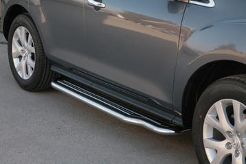 Side Bars | geschikt voor Mazda | CX-7 07-09 5d suv. | RVS r, Verzenden