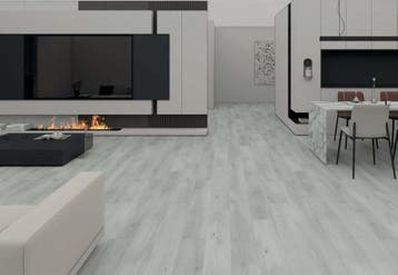 SPC Klikvloer Stonelock Houtlook Nova Light Grey 18,3x122, 60 cm of meer, Nieuw, 10 m² of meer, Vloertegels