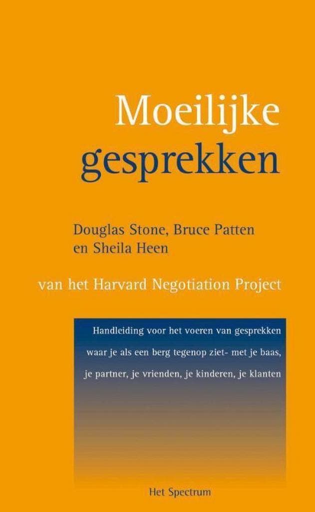 Moeilijke gesprekken - Bruce Patton, Douglas Stone, Sheila H, Boeken, Psychologie, Verzenden