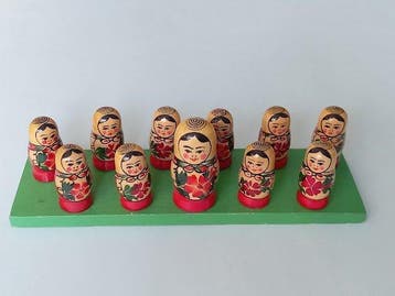Beeldje - Matryoshka (11) - Hout