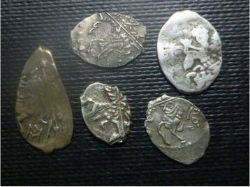 Empire russe. Alexei I Mikhailovich Romanov. Set with 5 x 1