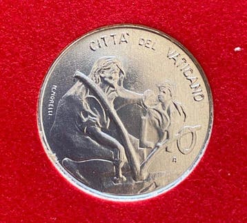 Italie & Vatican. Lotto di 177 monete in Lire FDC sigillate