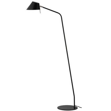 2dekans | frandsen Office vloerlamp - 140 cm - zwart – slank, Huis en Inrichting, Ophalen of Verzenden, Nieuw