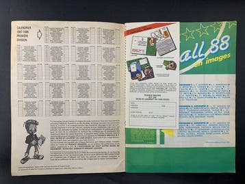 1987/88 Panini Original Sticker Album from the 1987/1987, Nieuw