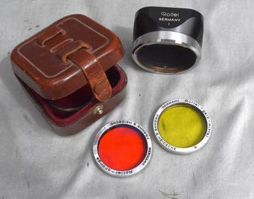 Rollei Filters, zonnekap rollei VB 16 opname en 24 opname