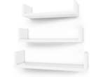 Veiling - iBella Living wandplanken set van 3 U vorm, Nieuw