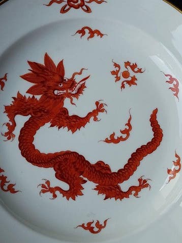 Meissen - Bord - Porselein, Antiek en Kunst
