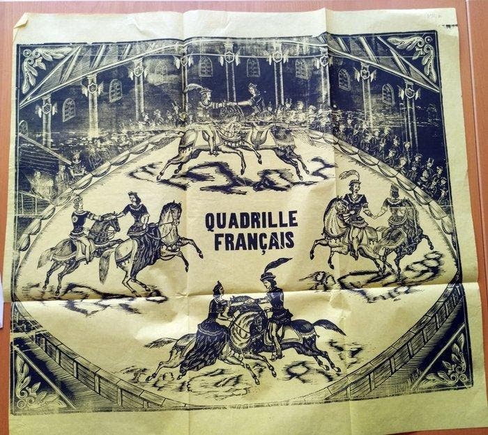 Quadrille Francais - 1860, Antiek en Kunst, Antiek | Boeken en Manuscripten