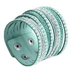 Fako Bijoux - Armband - Breed - Strass - Mintgroen, Verzenden