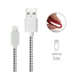 iPhone/iPad/iPod Lightning USB Oplaadkabel Gevlochten Nylon, Verzenden, Nieuw