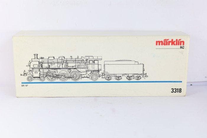 Märklin H0 - 3318 - Stoomlocomotief met tender (1) - BR 18 -, Hobby & Loisirs créatifs, Trains miniatures | HO