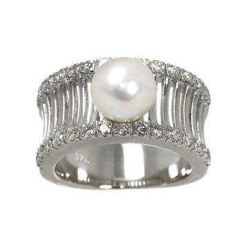 Mikimoto - Ring Platina, Nieuw