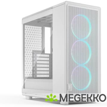 Fractal Design Epoch White TG RGB Clear tint, Verzenden