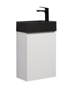 Toiletmeubel Angela 40 x 22 cm Mat Wit Fonteinmeubel, Doe-het-zelf en Bouw, Verzenden, Nieuw