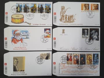 Belgique 2005/2009 - Belgique 202 FDC différents, Timbres & Monnaies