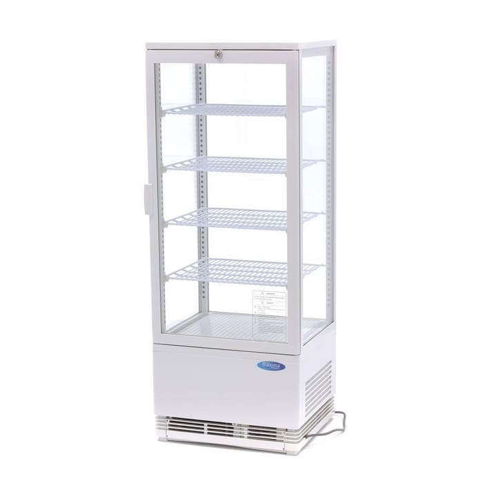 Vitrine réfrigérée - 98 L - 43 cm - blanc, Zakelijke goederen, Horeca | Keukenapparatuur, Verzenden
