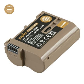 Jupio accu Nikon EN-EL15C Ultra C (2400mAh) met USB-C ingang, Ophalen of Verzenden, Nieuw