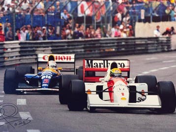 Mclaren - Monaco Grand Prix - Ayrton Senna, Nigel Mansell -, Collections