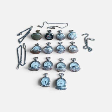 Lot/collection of 14 pocket watches - 2010-2020