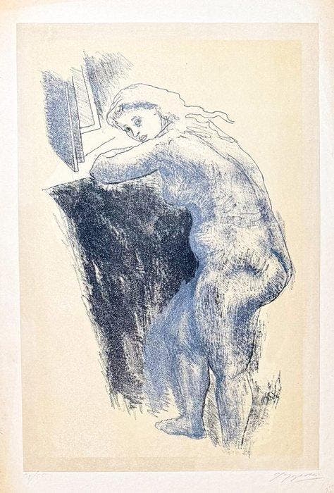 Giuseppe Capogrossi (1900-1972) - Senza titolo, Antiquités & Art, Antiquités | Autres Antiquités