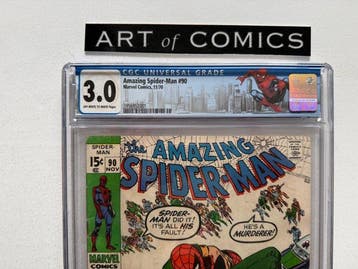 The Amazing Spider-Man #90 - Special Spider-Man CGC label -, Nieuw