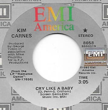 Kim Carnes - Cry Like A Baby, Verzenden, Gebruikt